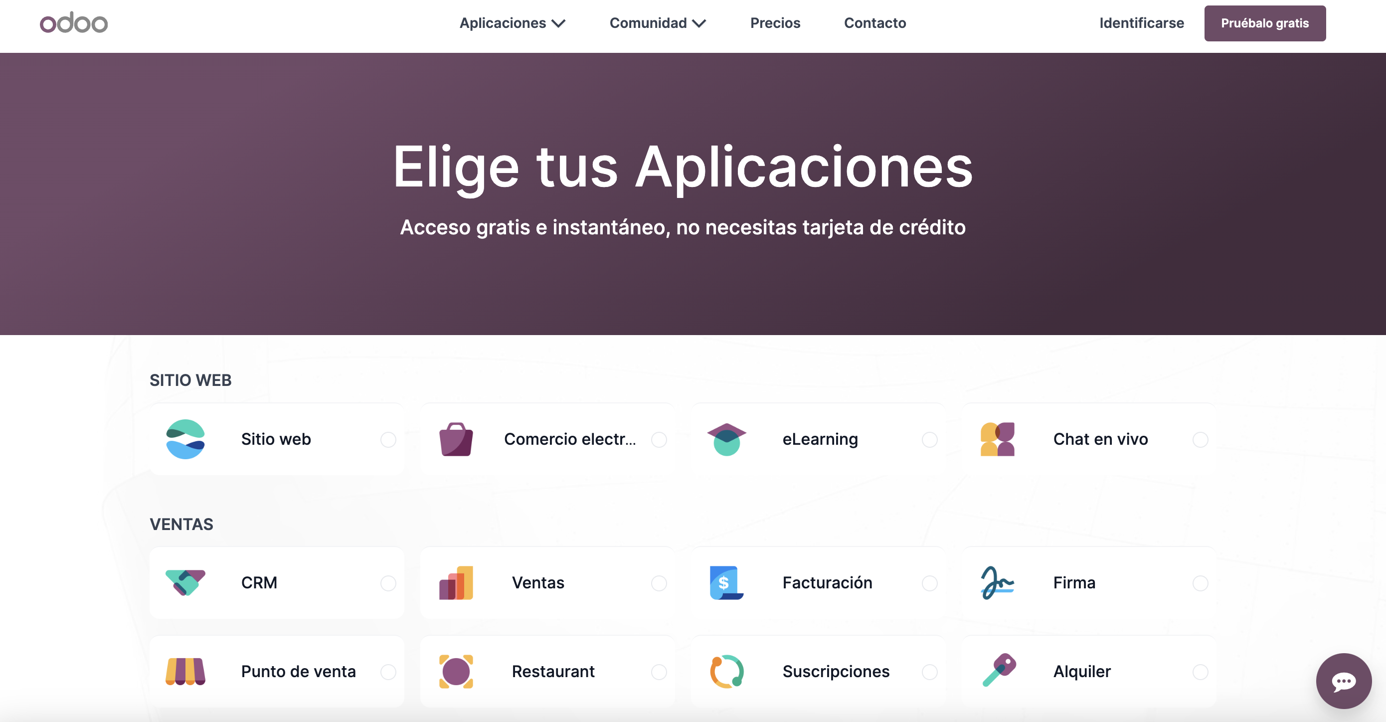 Odoo apps